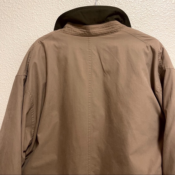 London Fog Men's Bomber Jacket Quilted Lining Tan XL - Picture 9 of 10